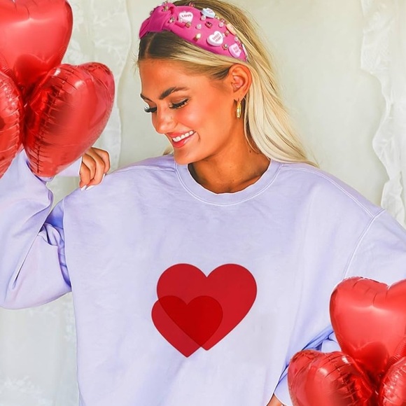 Dark Pink Be Mine Headband - Picture 2 of 2